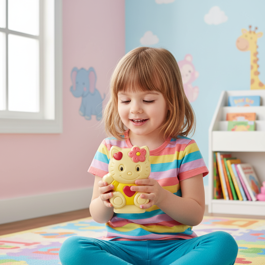 Weißes Schokoladenkätzchen M