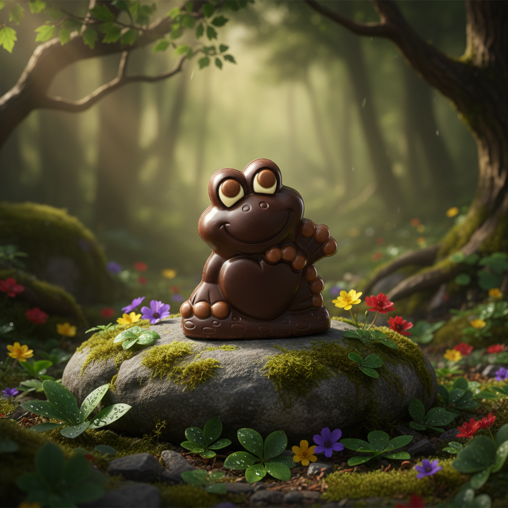 Frosch aus Zartbitterschokolade 170g