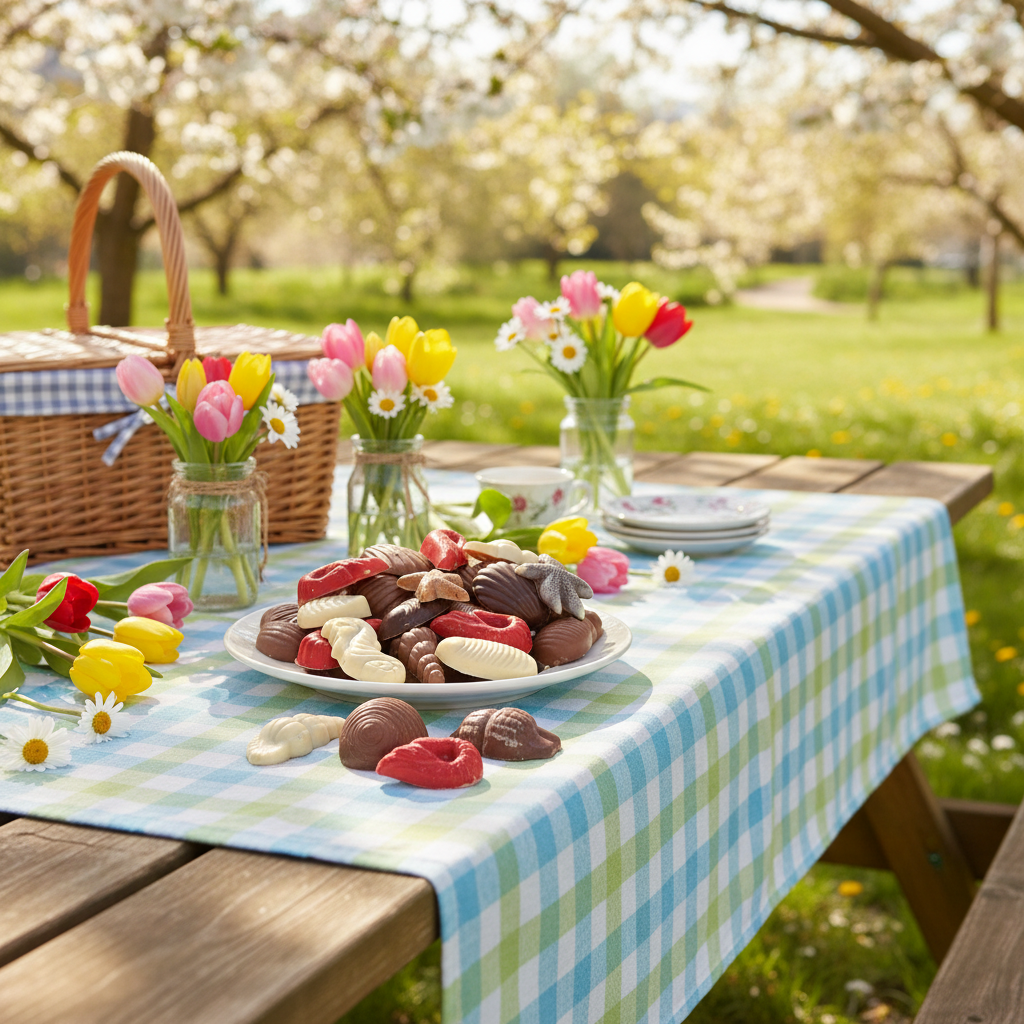 Muschel in Schokolade