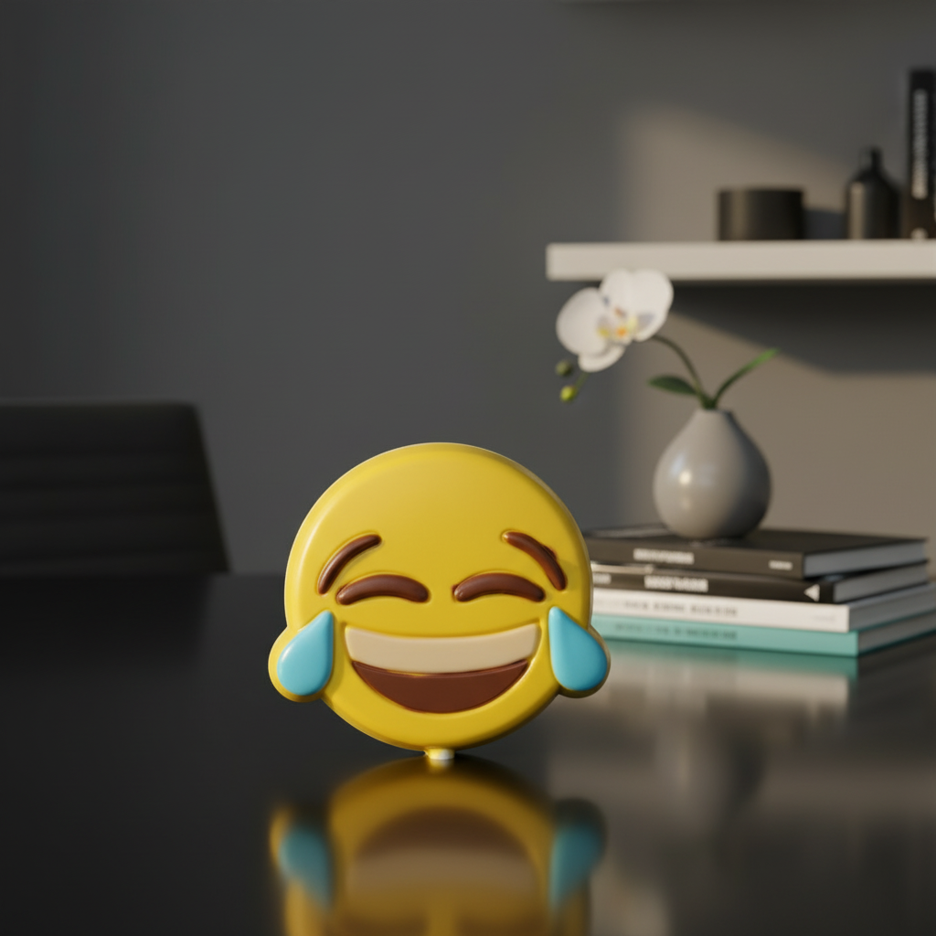 Schokoladenlutscher Freude Emoji