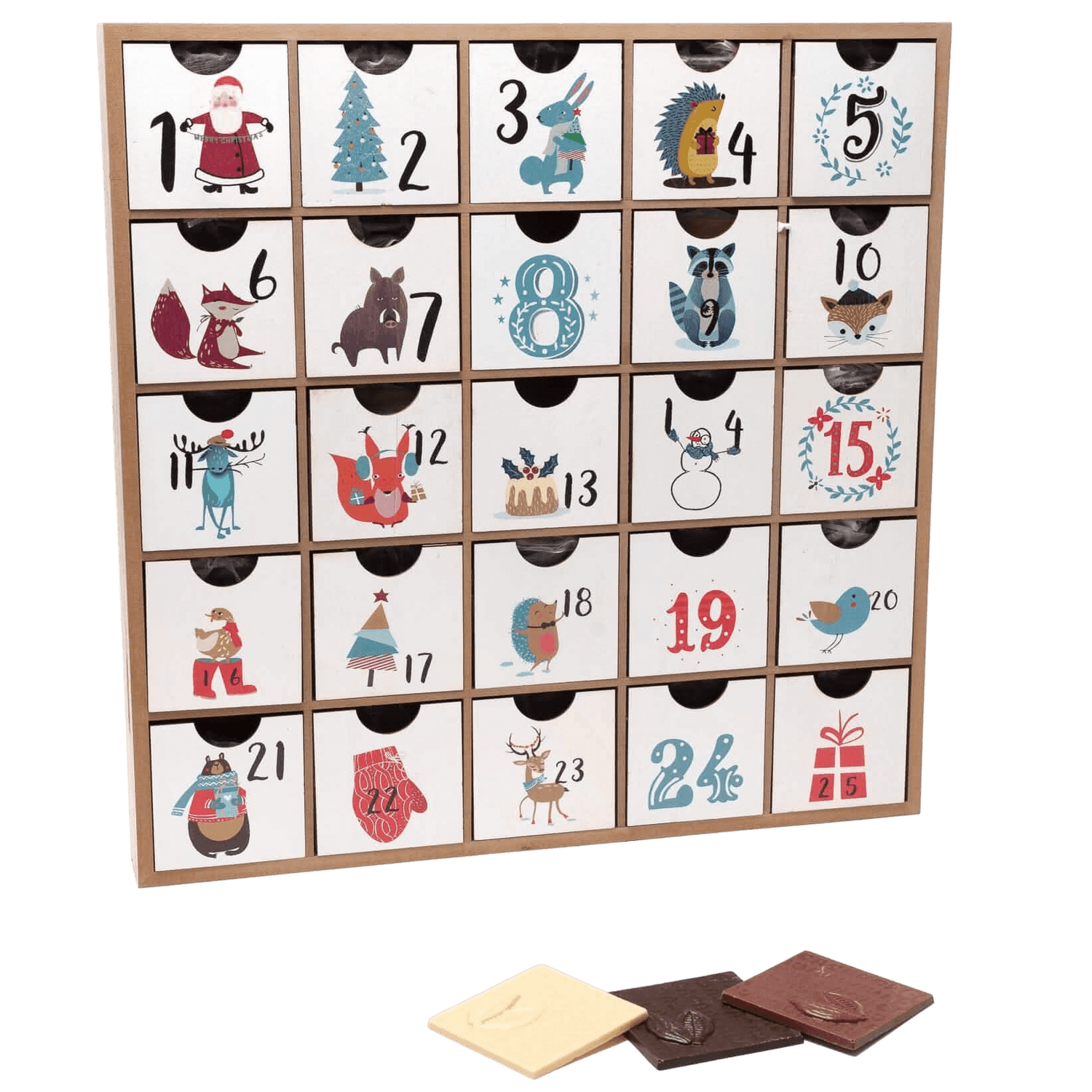 Adventskalender aus Holz 1 Kg