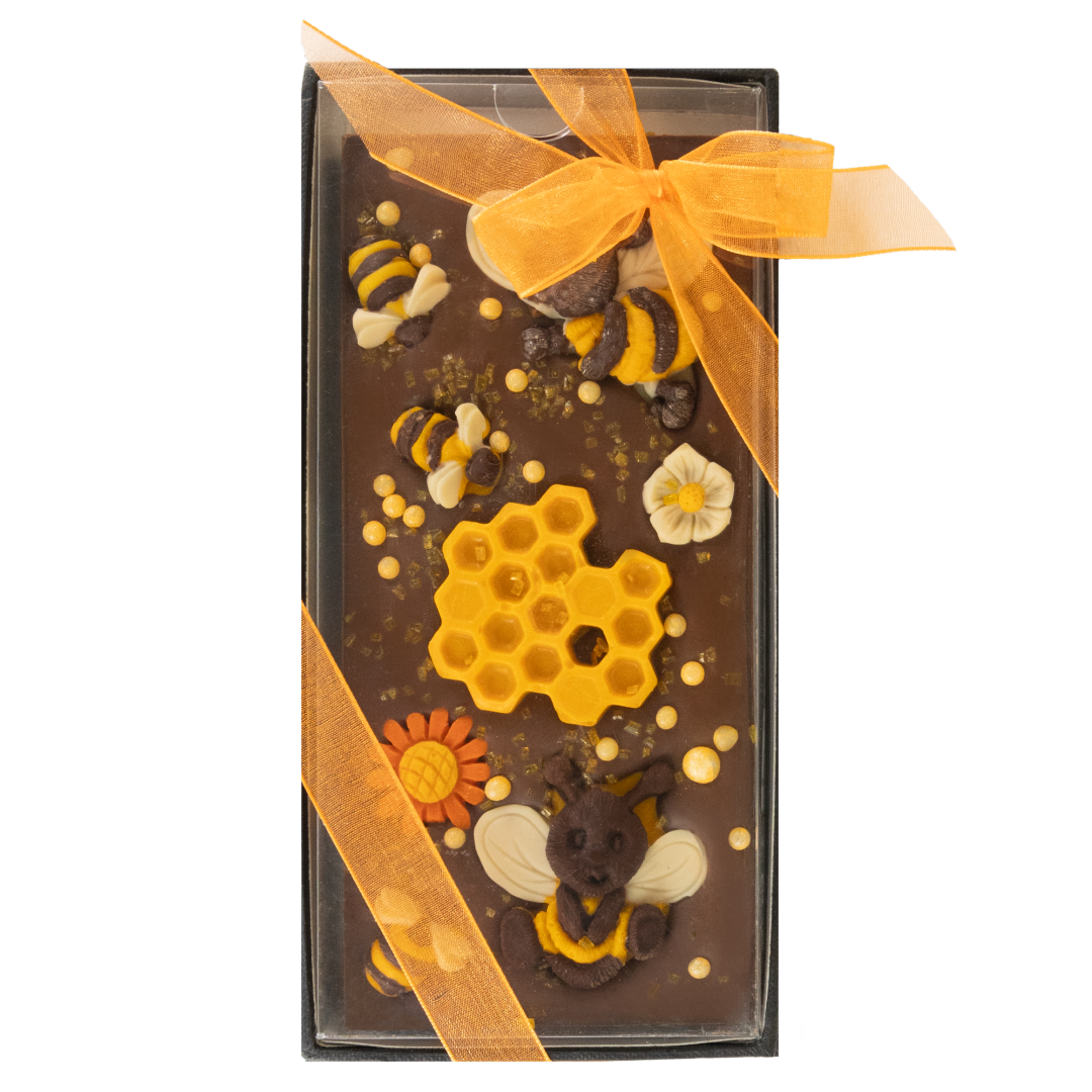 Bienenriegel aus Vollmilchschokolade 110g