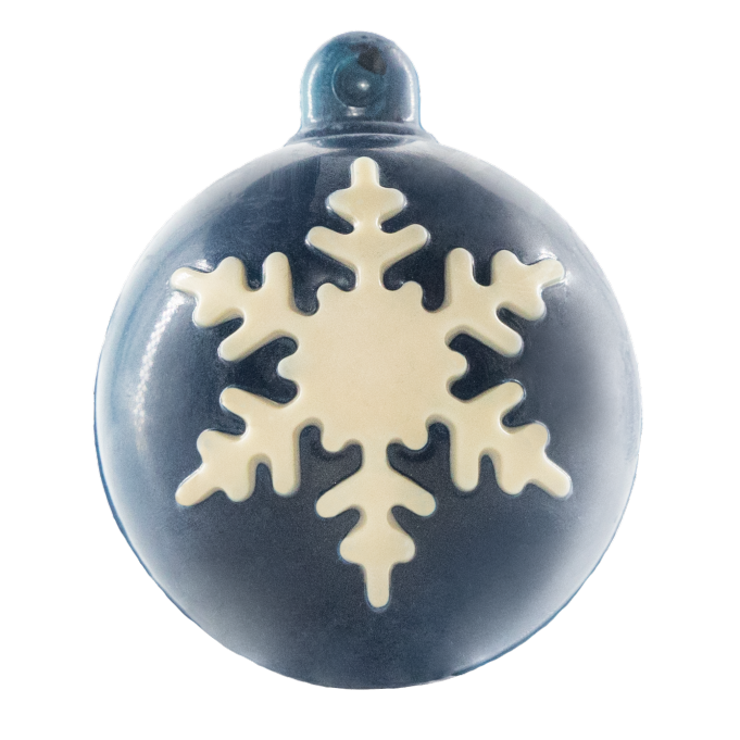 Weiße Schokolade festliche Weihnachtsschale 60g