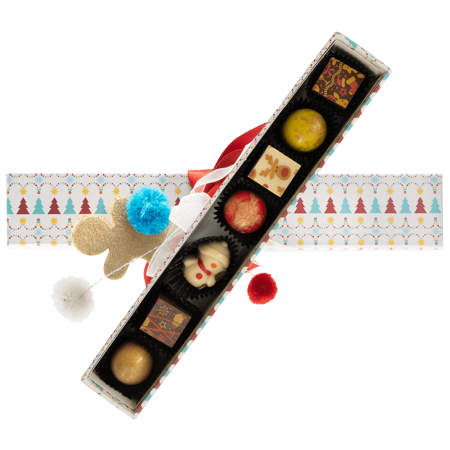 Weihnachtsbox mein Bärenfreund 7 Pralinen 105g