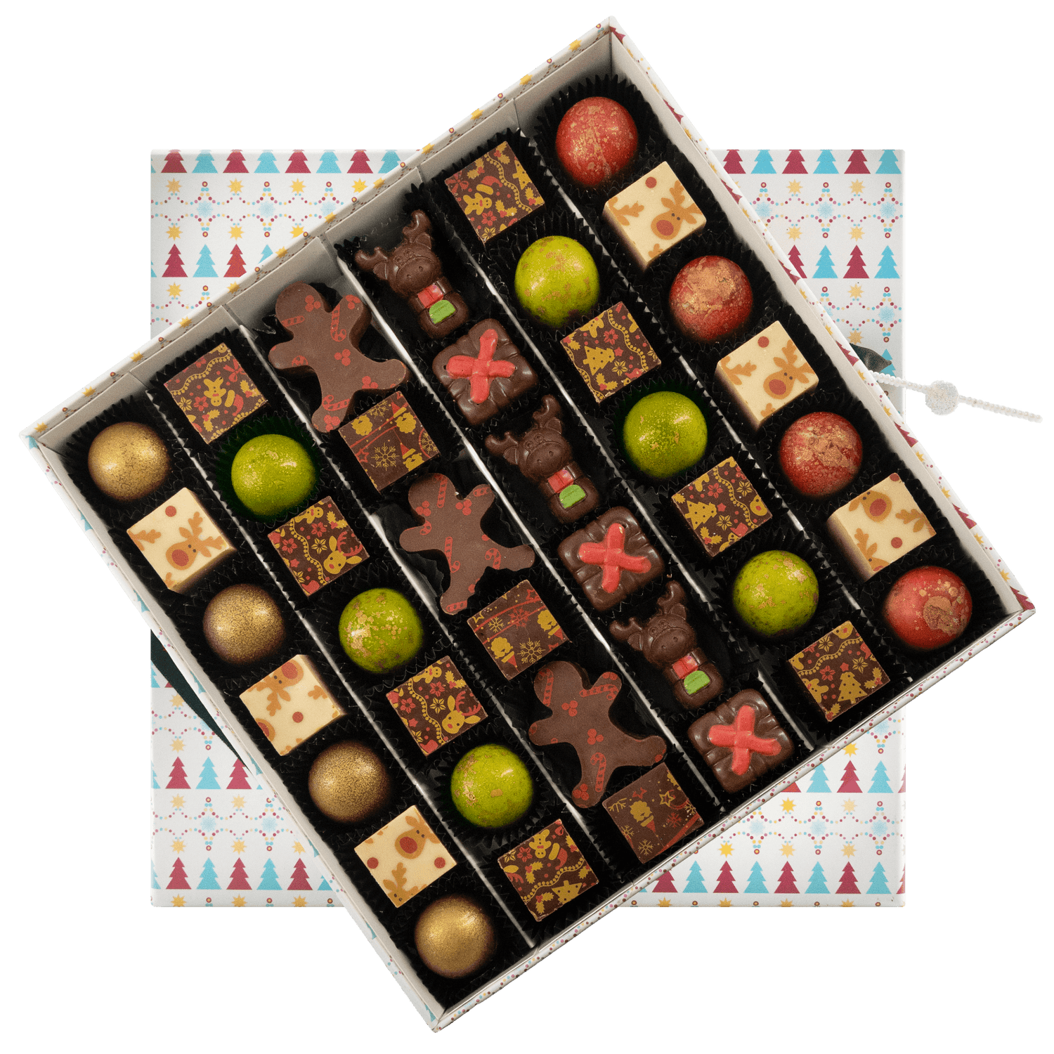 Weihnachtsbox mein Bärenfreund 40 Pralinen 570g