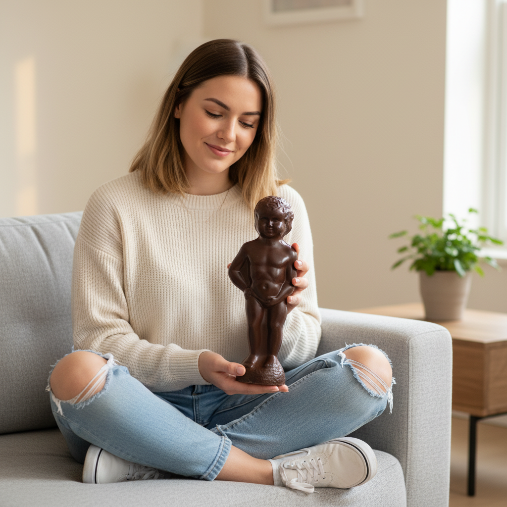 Manneken Pis XL dunkel 450Grs