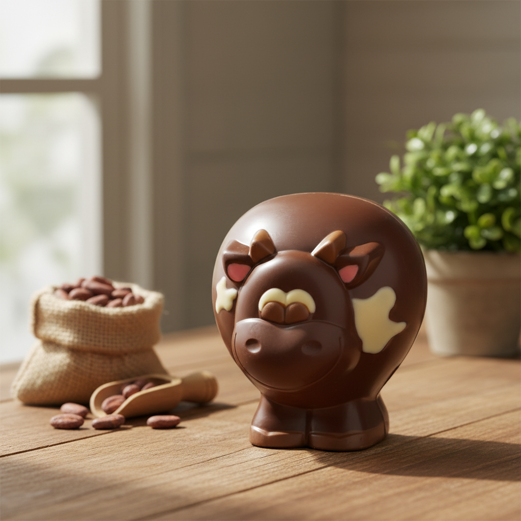 Zartbitterschokolade Kuh 130g