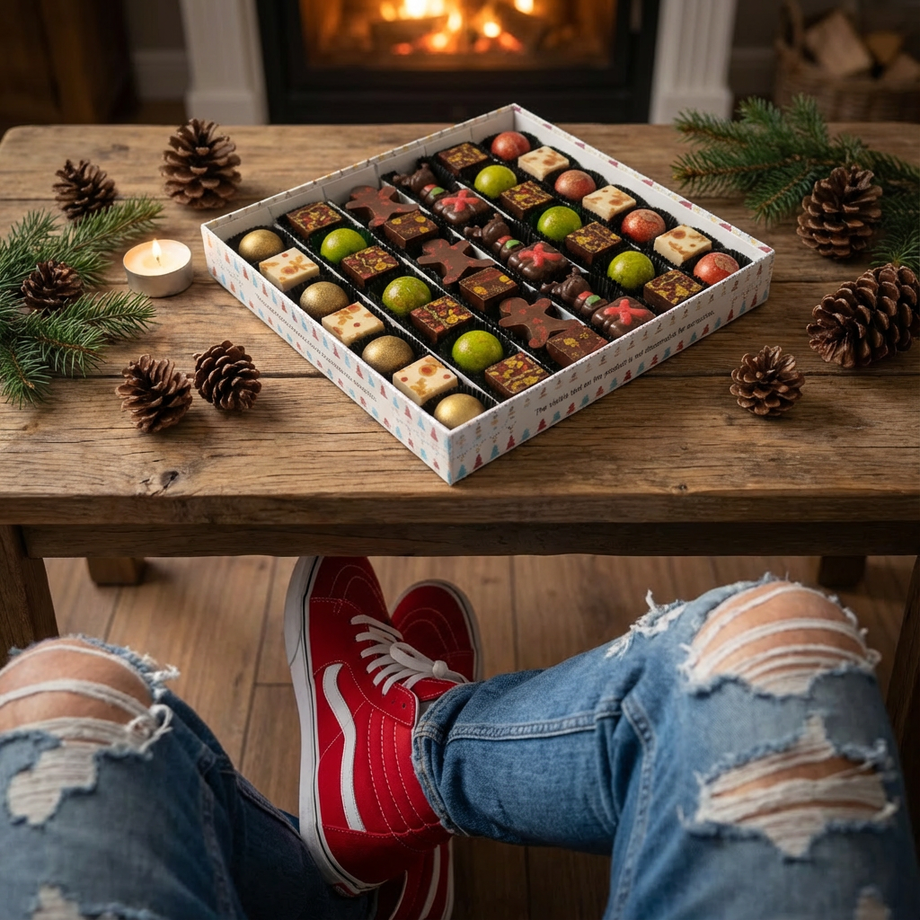 Weihnachtsbox mein Bärenfreund 40 Pralinen 570g