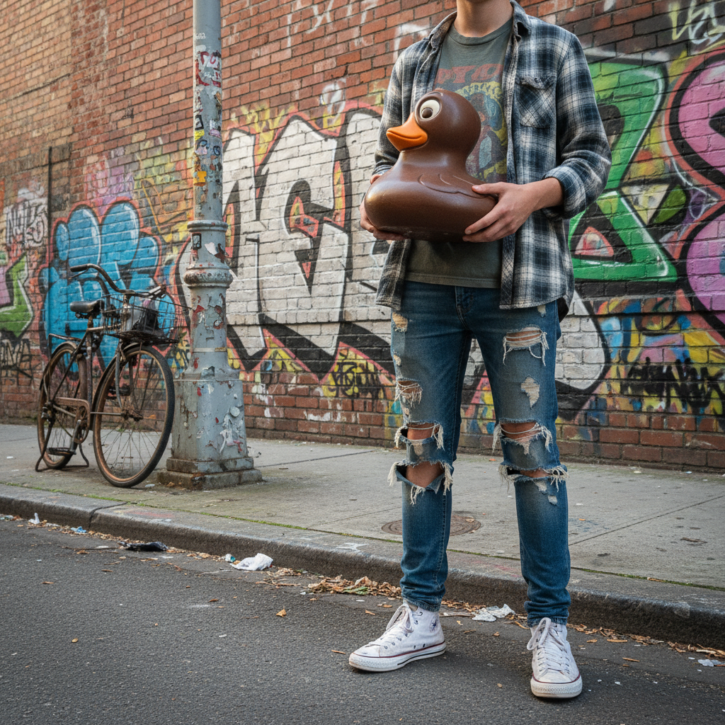 Ente XL (dunkle Schokolade) 420 Grs