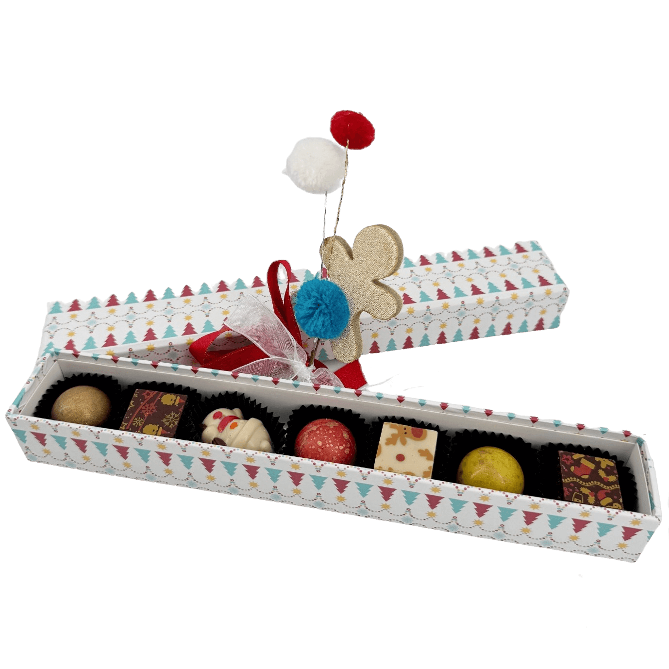 Weihnachtsbox mein Bärenfreund 7 Pralinen 105g