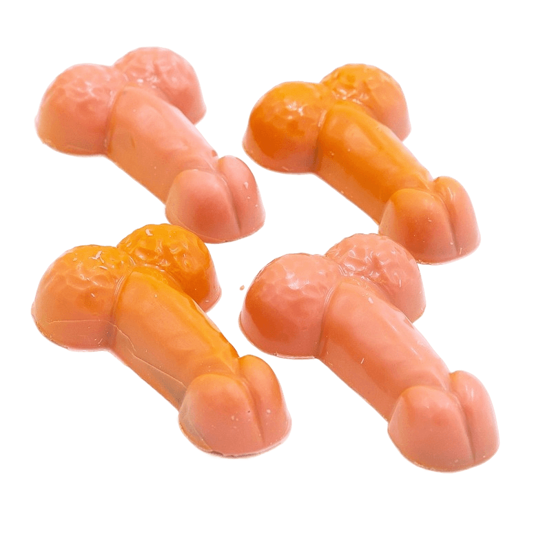 Weiße Schokolade Karamellbonbon 190g (Orange)