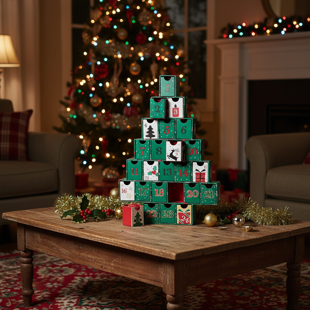 Adventskalender für den Weihnachtsbaum