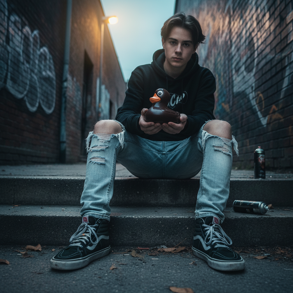 Ente XL (dunkle Schokolade) 420 Grs