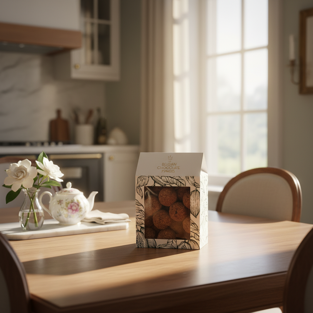 Beutel mit belgischen Trüffeln mit Spekulatiusüberzug 160g