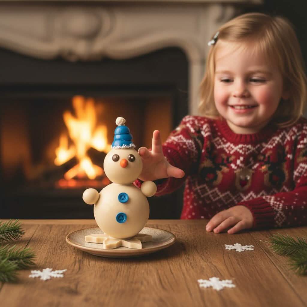 Schneemann 3D 150 Grs ( weiß )