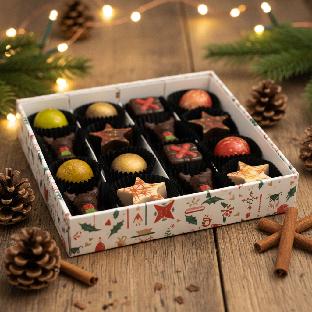 Weihnachten Winterwunderland 16 Pralinen 240 Grs