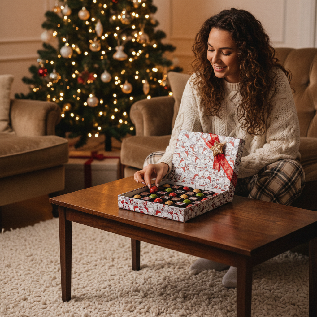Weihnachtspackung 36 Pralinen 540g