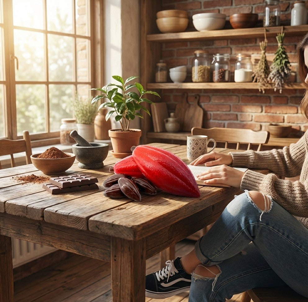 Kakaoschote weiße Schokolade 100 grs