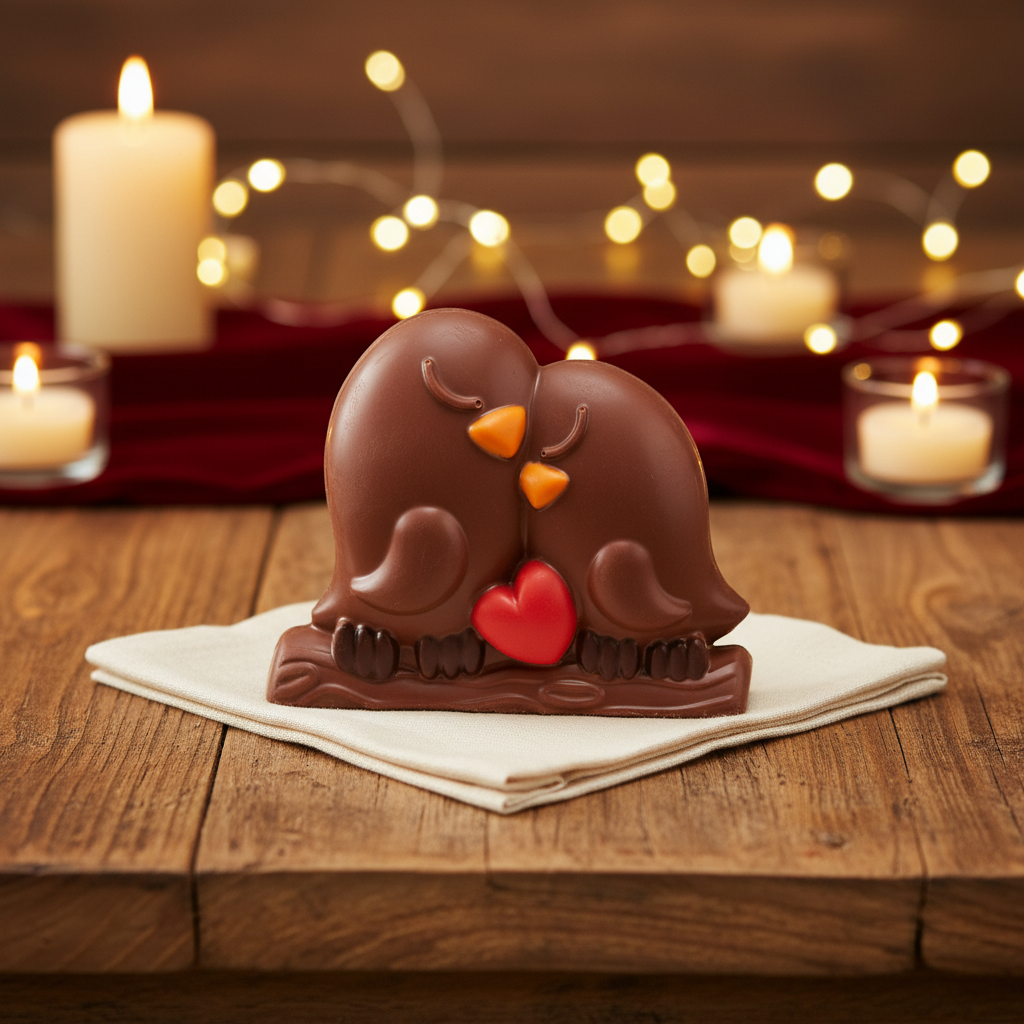 Vollmilchschokolade Liebesvögel 150g