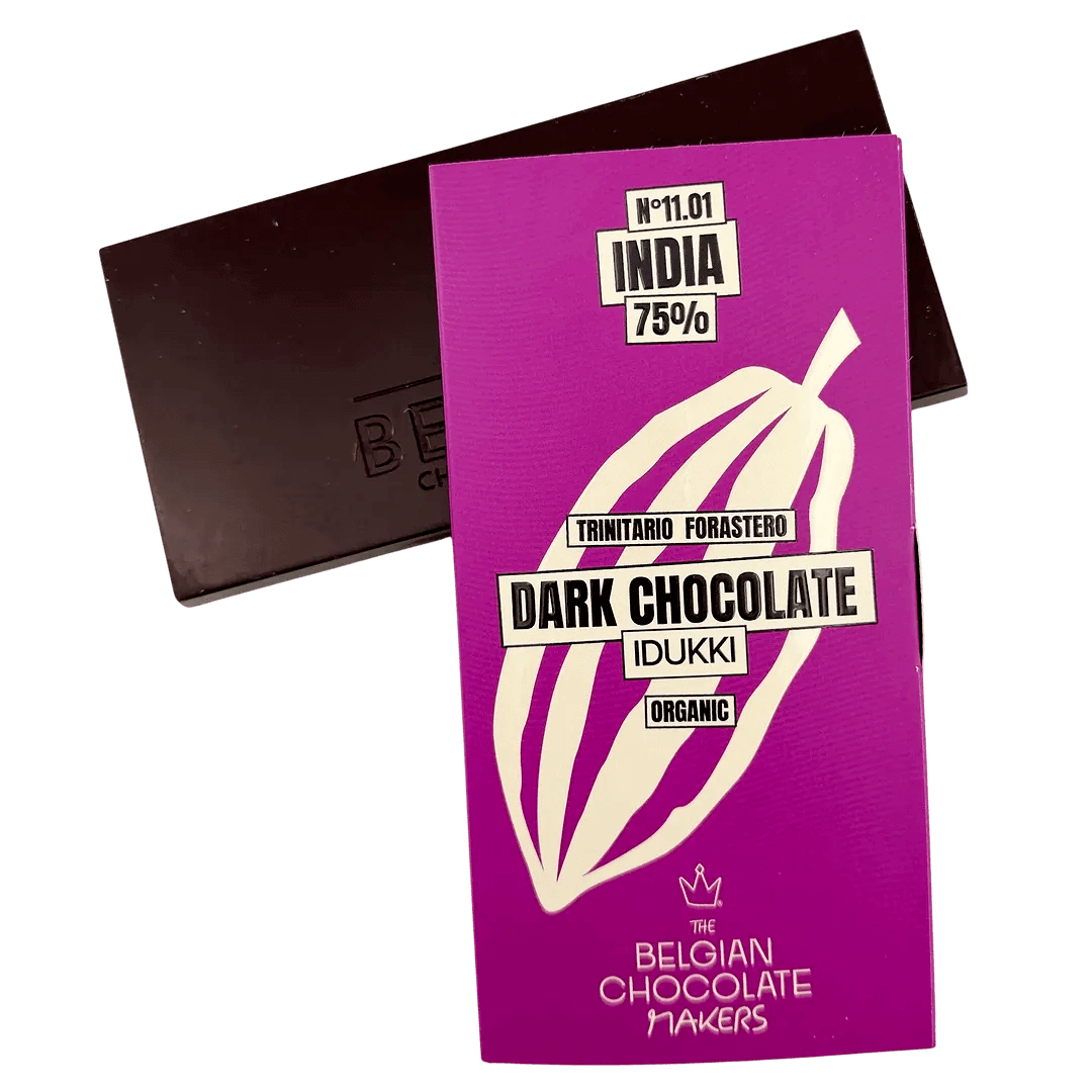 Schokoladentafel Herkunft Indien Idukki Kerala 75%