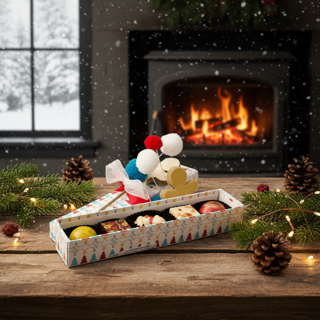 Weihnachtsbox mein Bärenfreund 5 Pralinen 75g