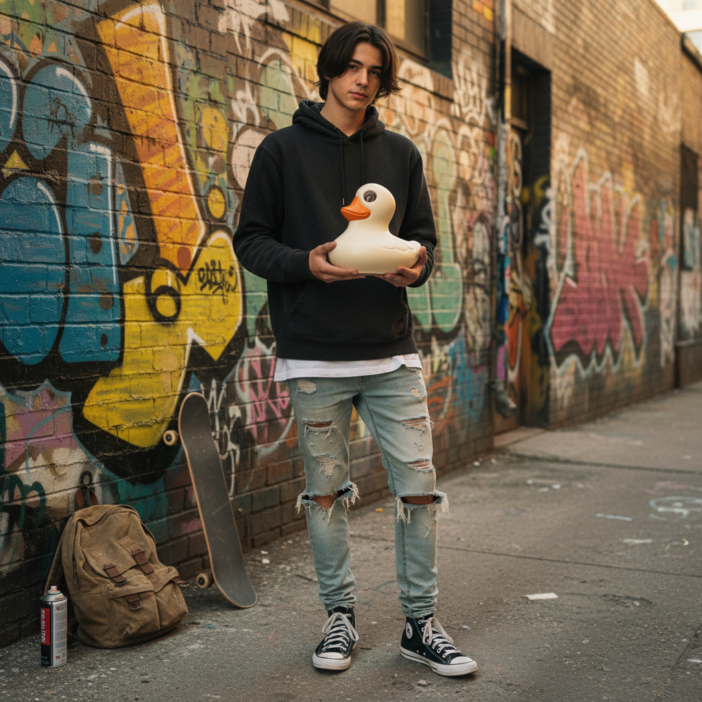 Ente L (weiß) 300 Grs