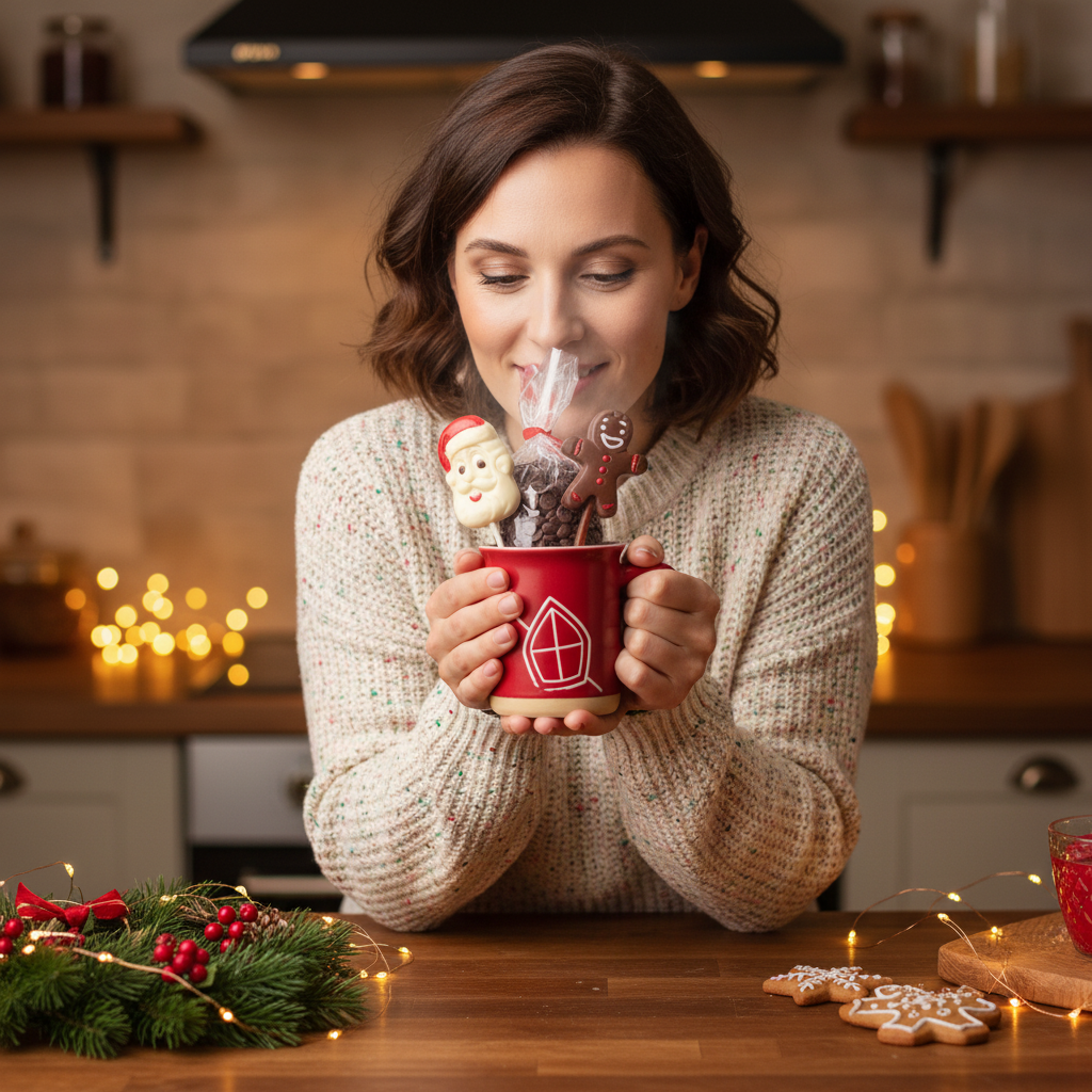 Vollmilchschokoladentropfen im Nikolausbecher 200g