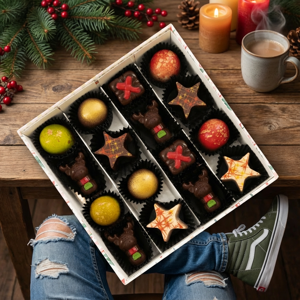 Weihnachten Winterwunderland 16 Pralinen 240 Grs