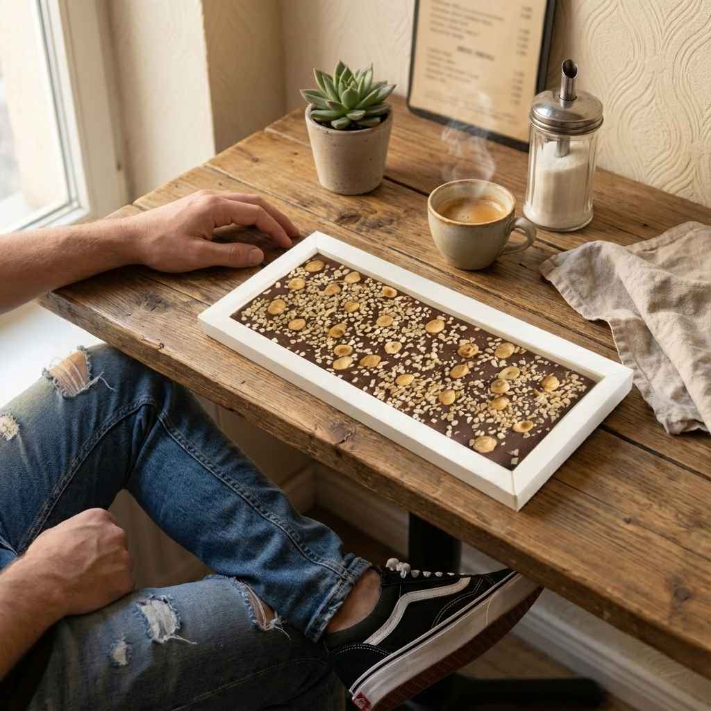 Fantasy-Milchschokoladentafel 375 g mit piemontesischen Haselnussstückchen