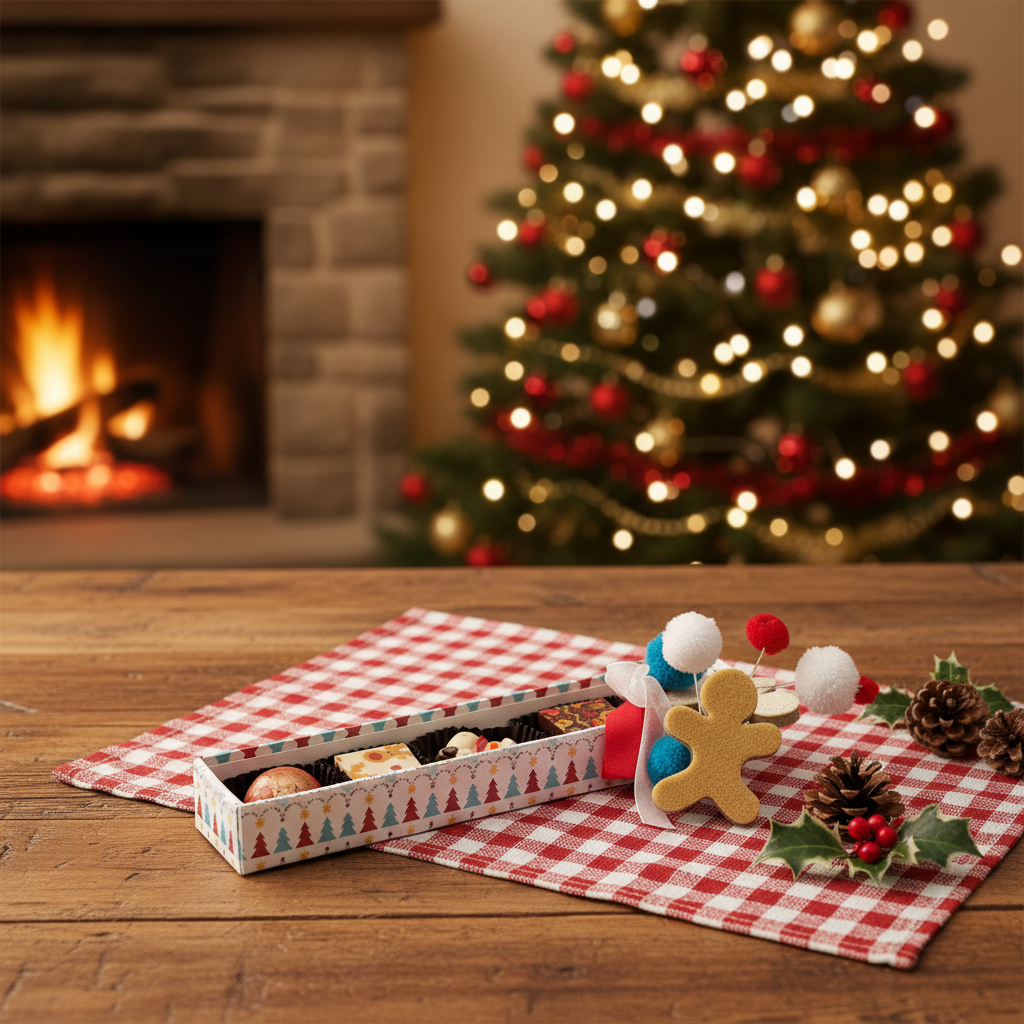 Weihnachtsbox mein Bärenfreund 5 Pralinen 75g