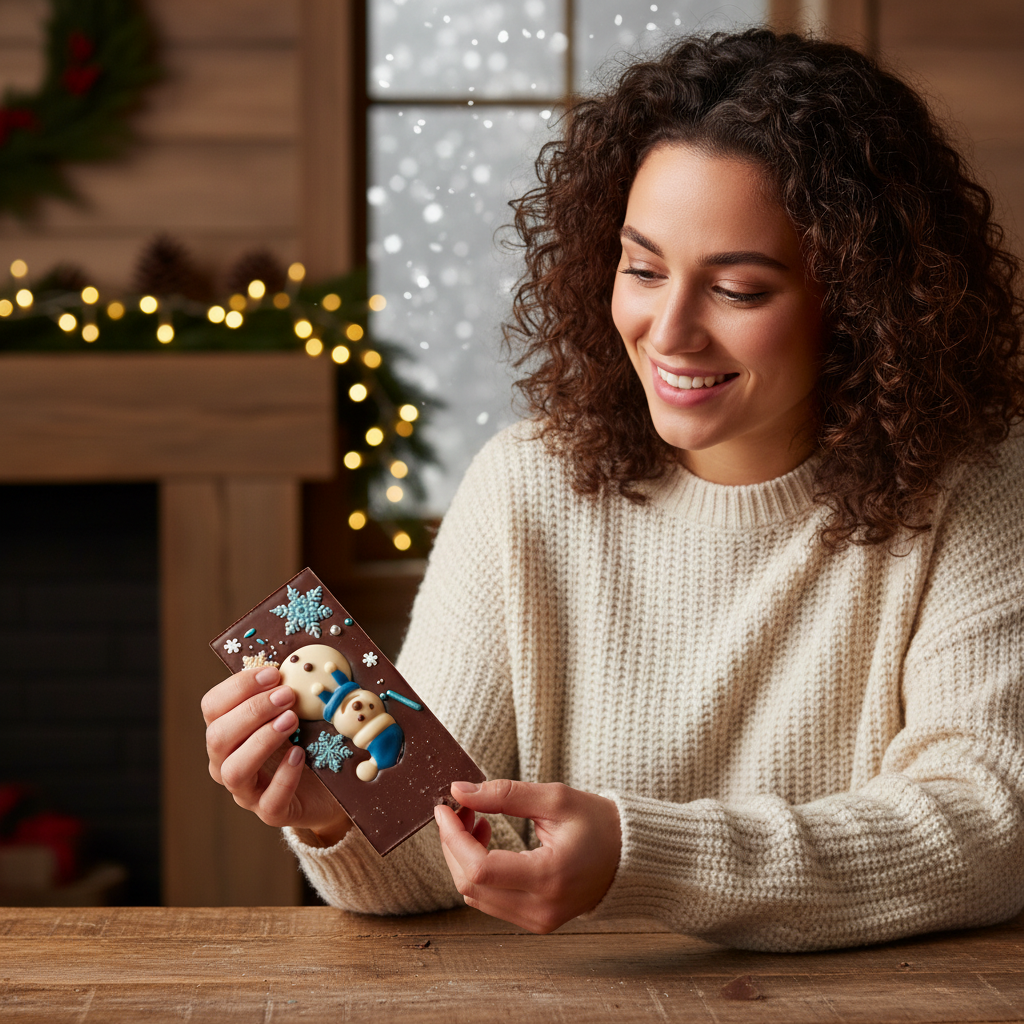 Vollmilchschokolade Winterriegel 120g