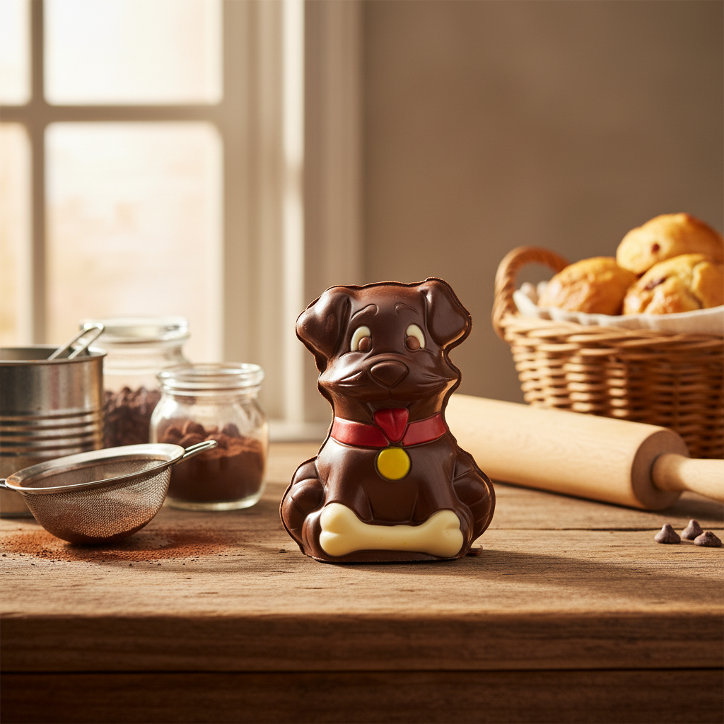 Zartbitterschokolade Hund 75g