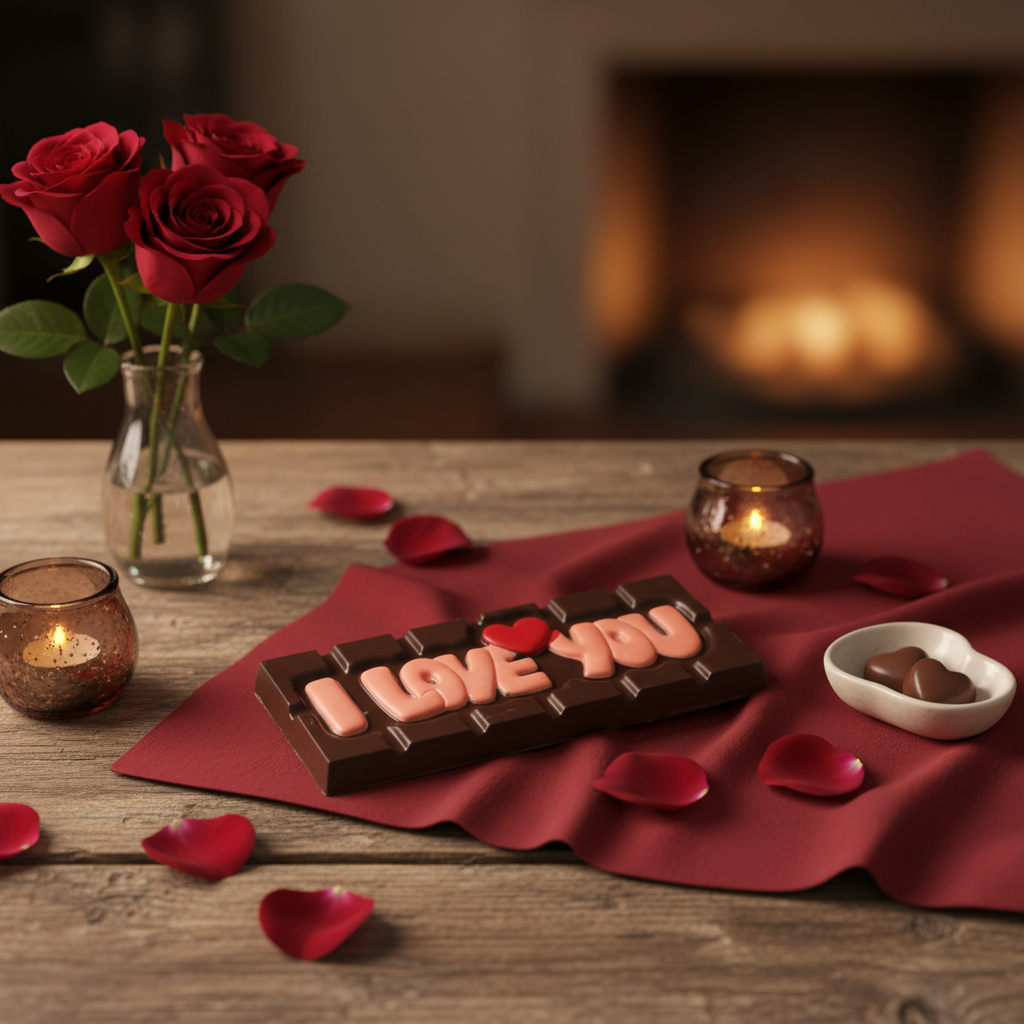 Zartbitterschokolade Messaging-Riegel 45g 