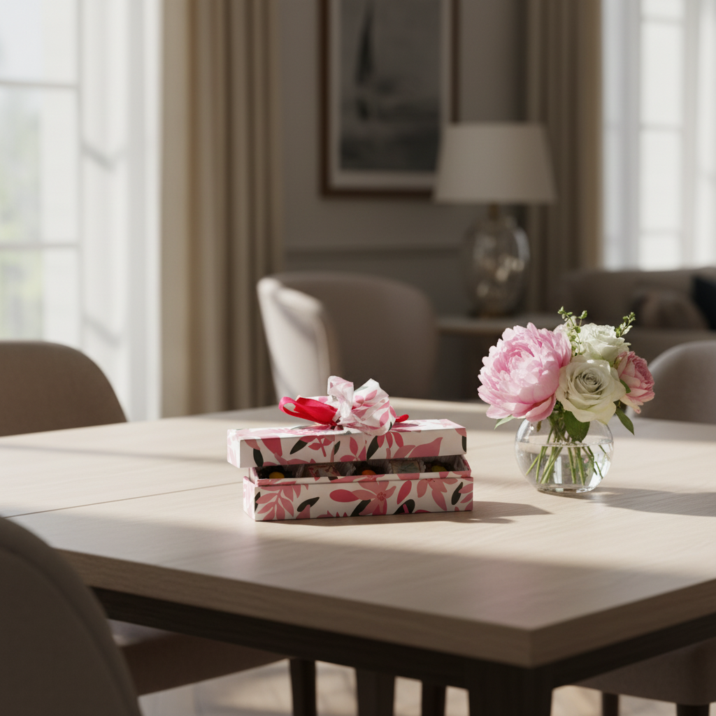 Frühling Schachtel mit 5 Pralinen 75g