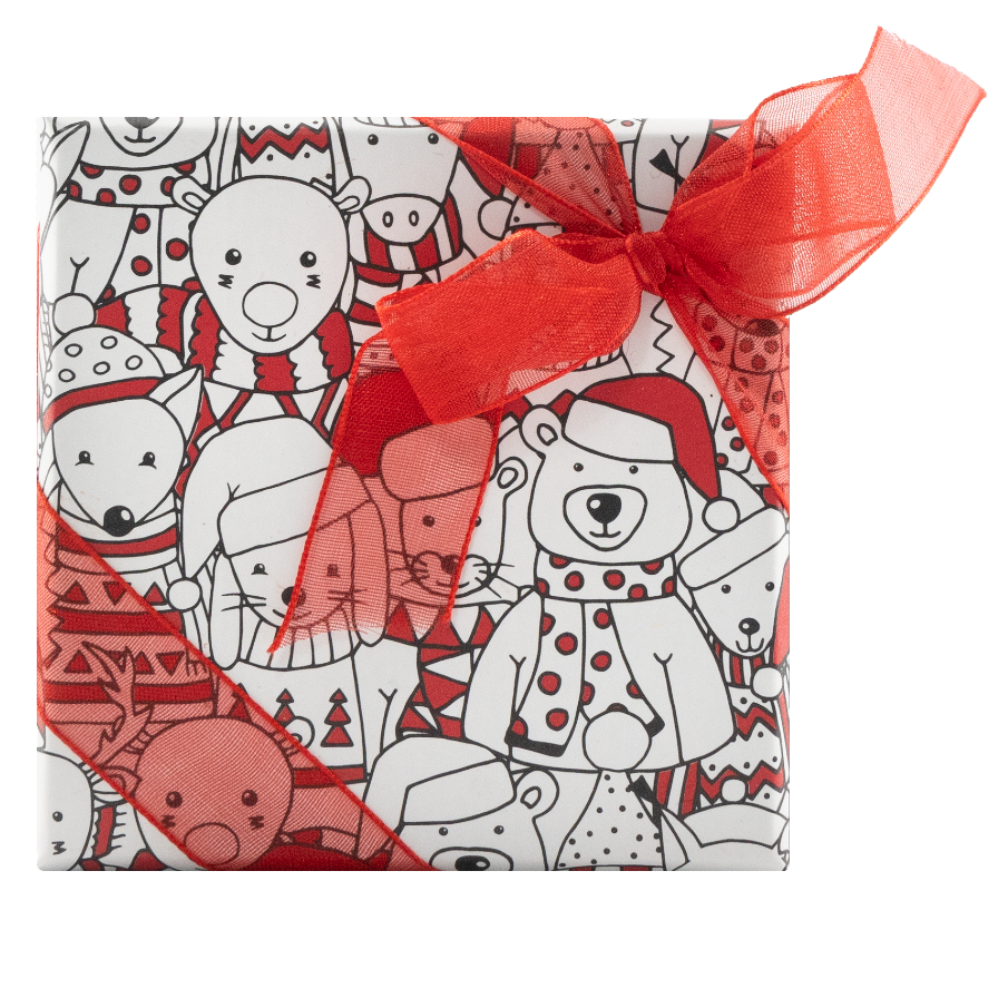 Weihnachtsbox 4 Pralinen 50g