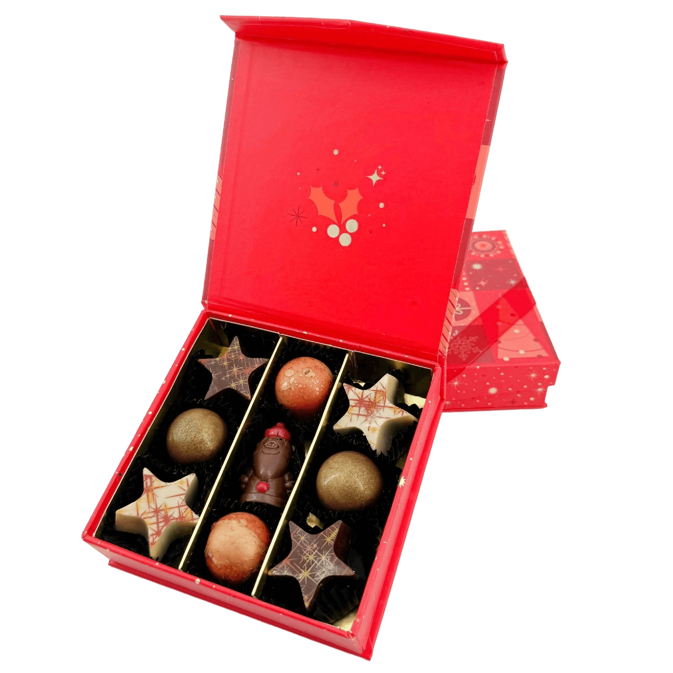 Weihnachten 9 Pralinen Schachtel ho-ho-ho 135g