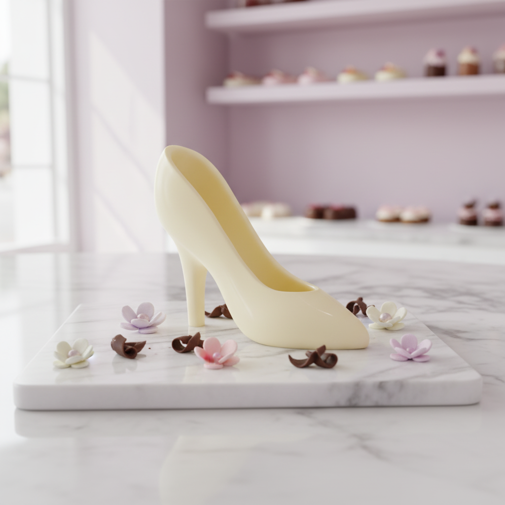 Weiße Schokolade mit hohem Absatz 65g