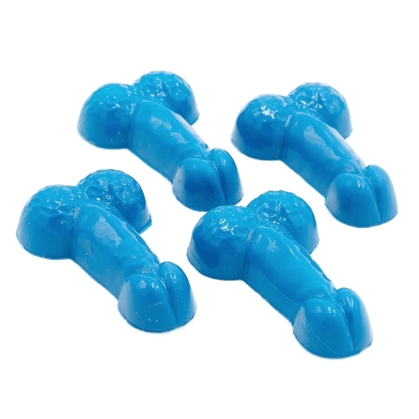 Weiße Schokolade Karamellbonbon 190g (blau)