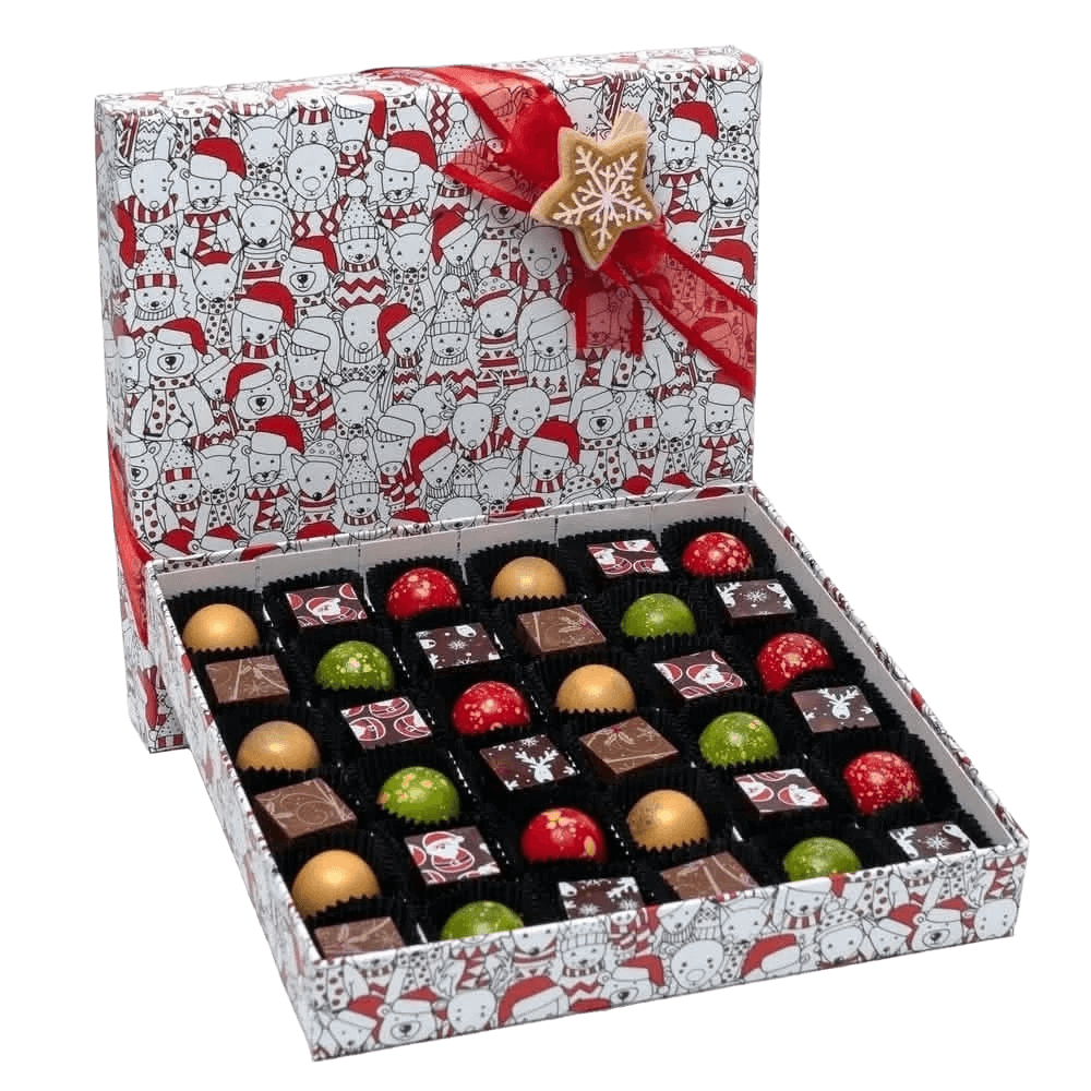 Weihnachtspackung 36 Pralinen 540g