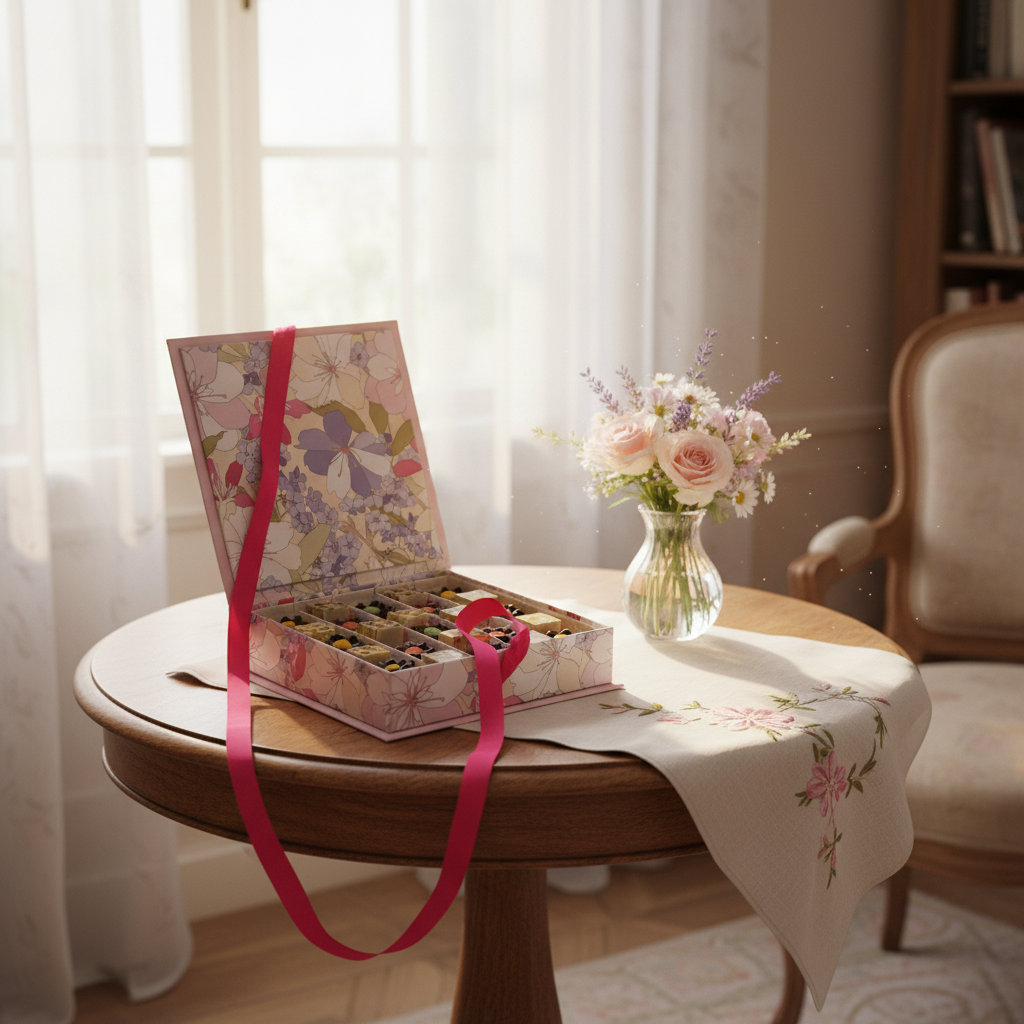 Frühlingspralinen Schachteln 300 Grs