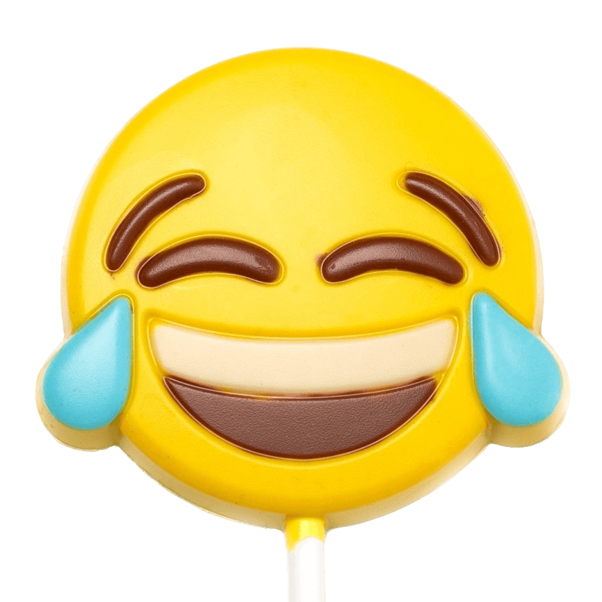 Schokoladenlutscher Freude Emoji