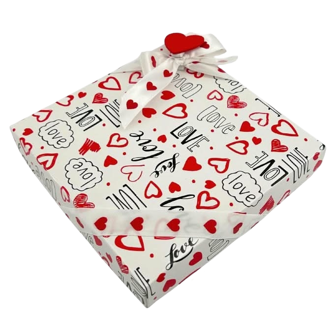 Liebe Schachtel mit 9 belgischen Pralinen 135g