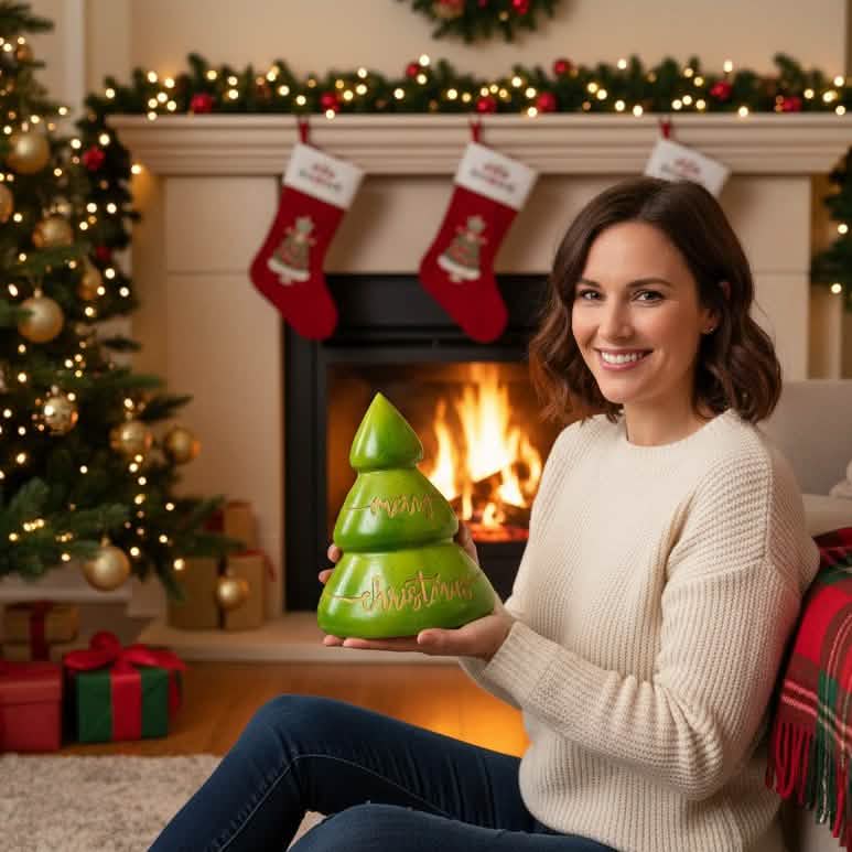 Weiße Schokolade Fröhlicher Weihnachtsbaum 280g