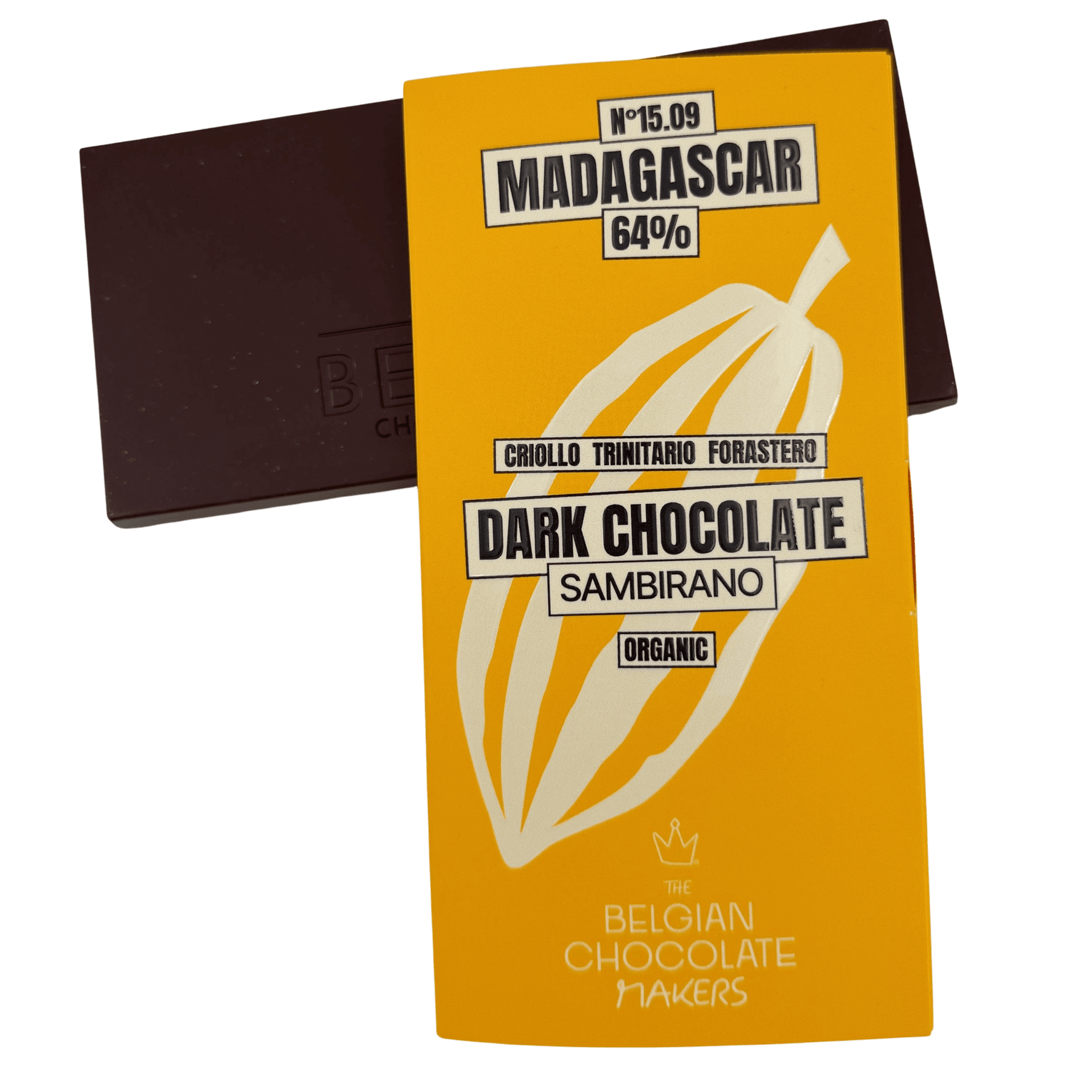 Chocolate bar origin Madagascar Sambirano 64% - The Belgian Chocolate Makers