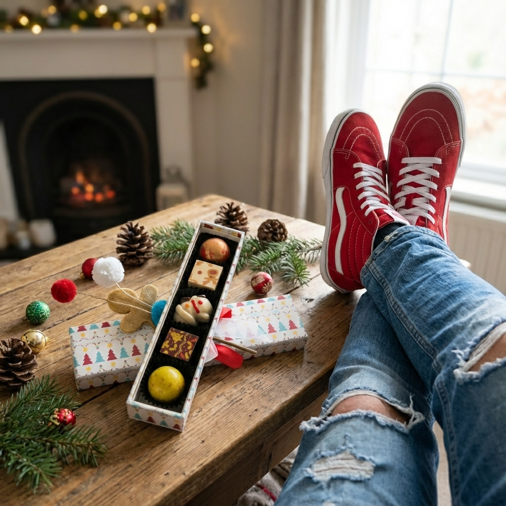 Weihnachtsbox mein Bärenfreund 5 Pralinen 75g