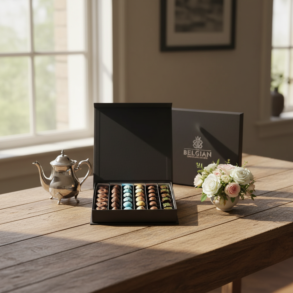 Luxus-Schachtel mit 36 Schokoladenpralinen