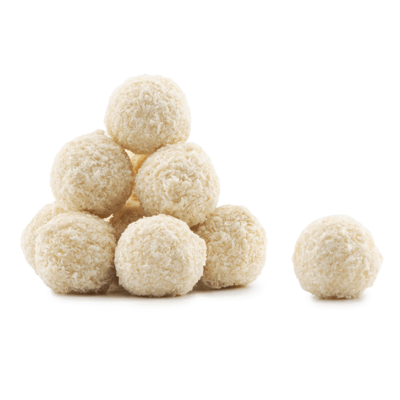 Beutel belgische Trüffel mit Kokosnussüberzug 160g