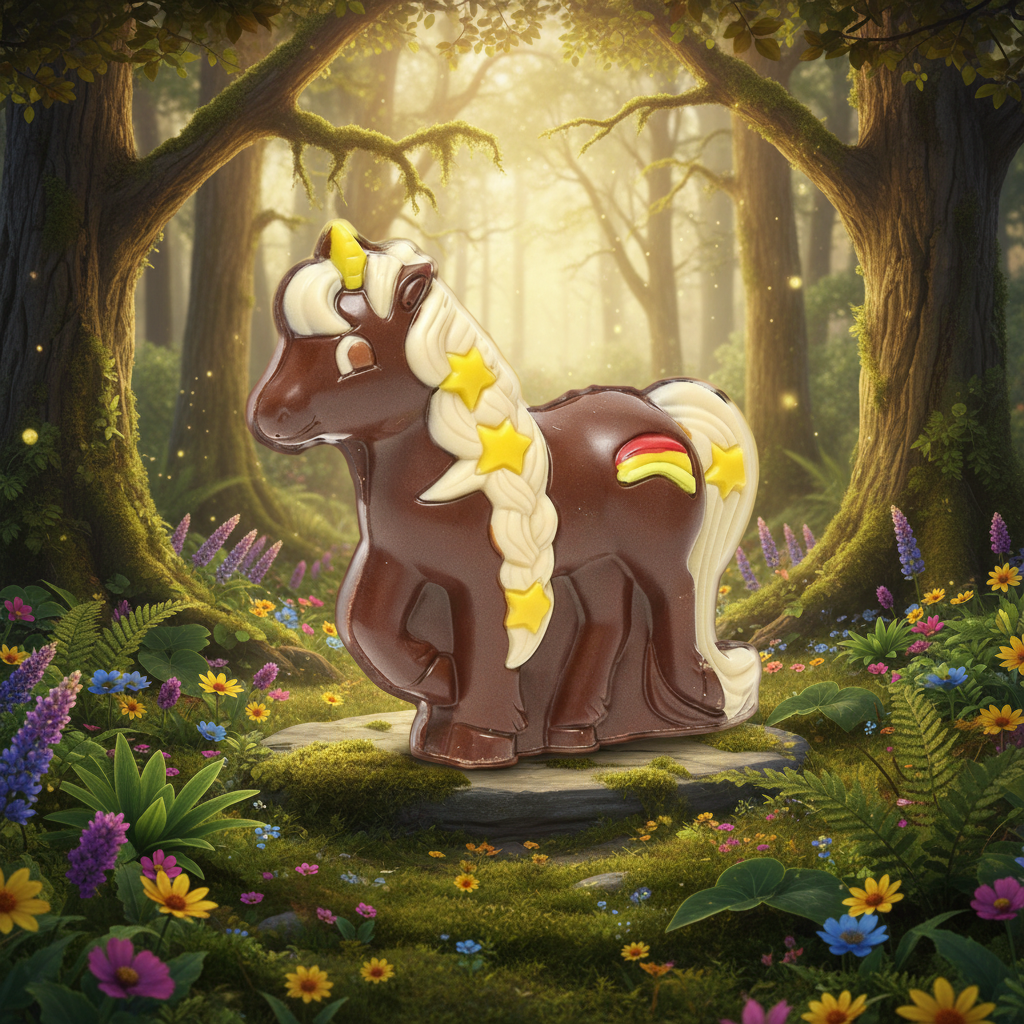 Dunkle Schokolade Einhorn 90g