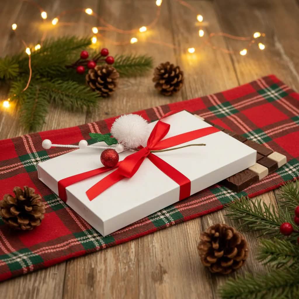 Vollmilchschokolade Weihnachts-Adventskalender 200g