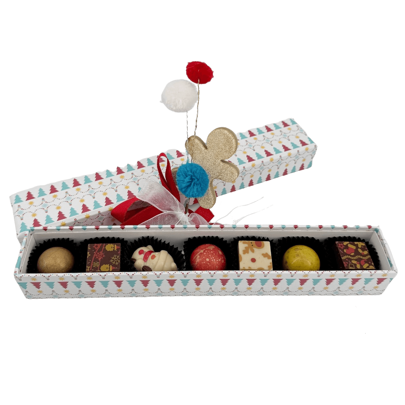 Weihnachtsbox mein Bärenfreund 7 Pralinen 105g